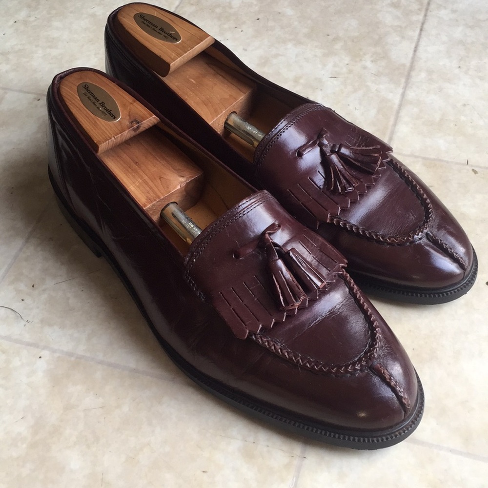 Stanley Black Men's Sz12 Dress Shoes BEAUTIFUL